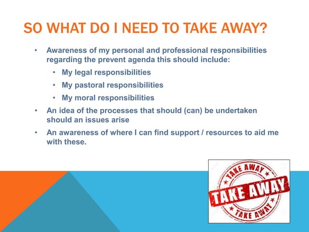 Prevent training primary | PPT