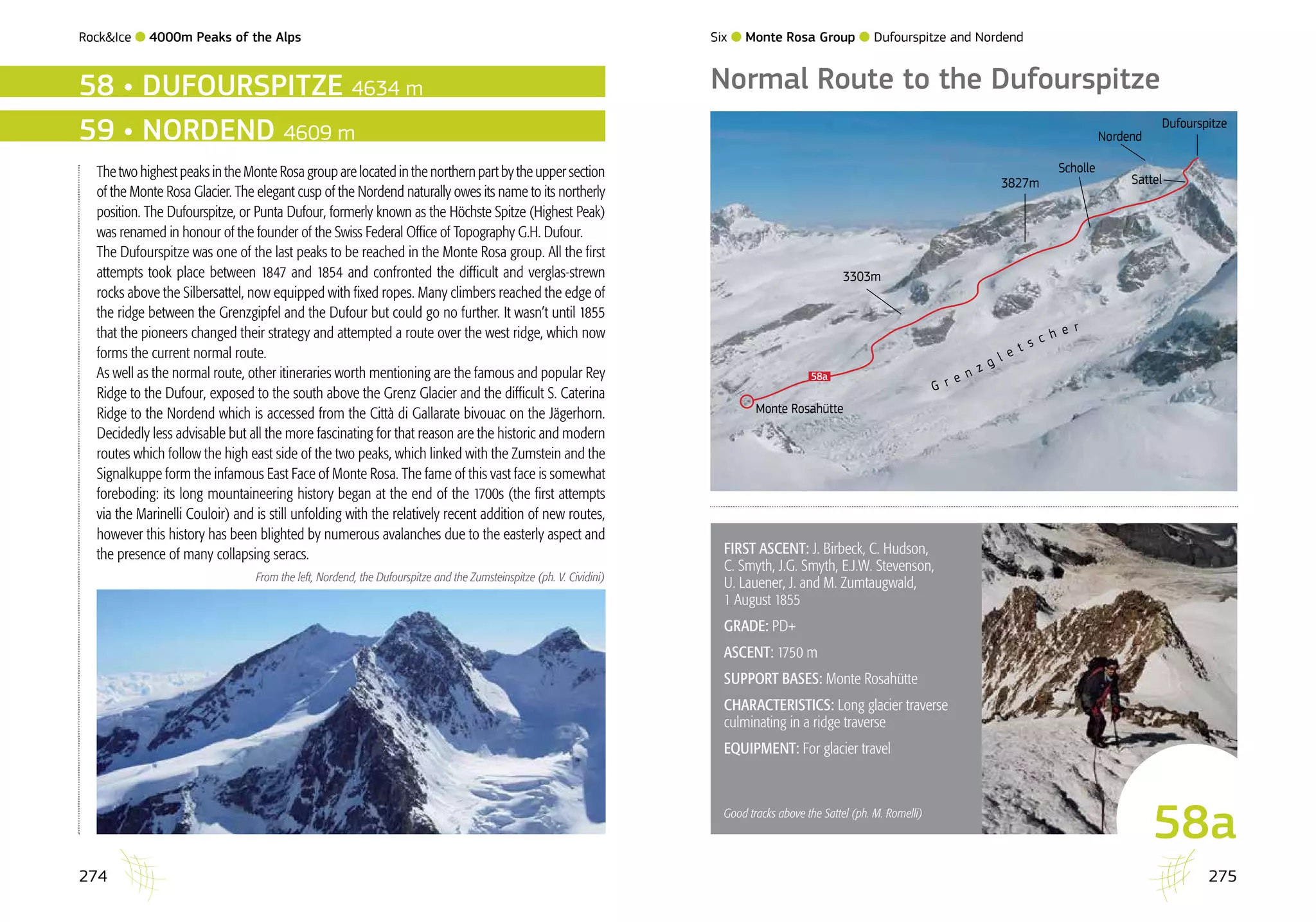 Verglas Ridge 4000m Peaks of the Alps | PDF