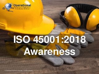 © Operational Excellence Consulting. All rights reserved.
© Operational Excellence Consulting. All rights reserved.
ISO 45001:2018
Awareness
 