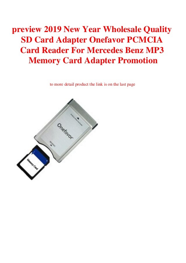pcmcia sd card adapter