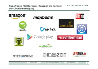 Abgefragte Plattformen (Auszug) im Rahmen
der Online-Befragung

Issue 1/ 2014

Das DT-Dilemma

29

 