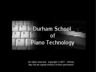 All rights reserved. Copyright © 2011 - infinity.
May not be copied without written permission.
 