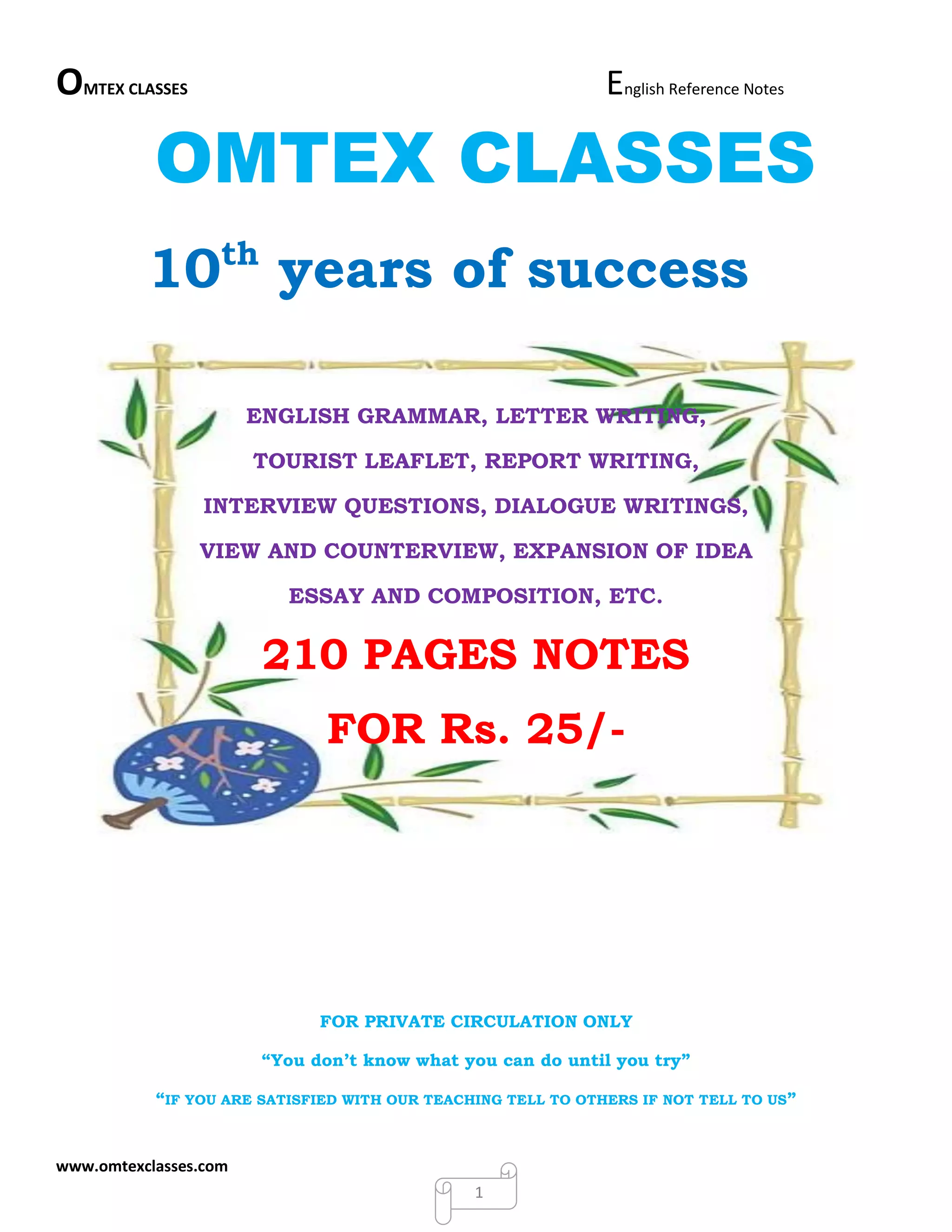 Preview English writing skill 15 pages of 210 pages | PDF