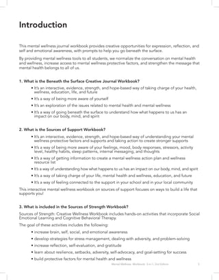 YMHC: Mental Wellness Workbook | PDF