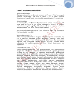 A Practical Guide on Pharmacovigilance for Beginners - Preview pages | PDF