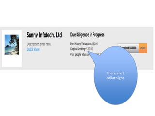 There are 2
dollar signs.
 