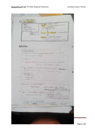 RepasoPrevioCype- Saber Repasar Estructura Leciñena López, Noelia
Página 184
 