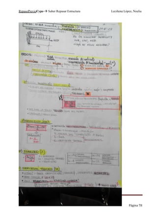RepasoPrevioCype- Saber Repasar Estructura Leciñena López, Noelia
Página 78
 