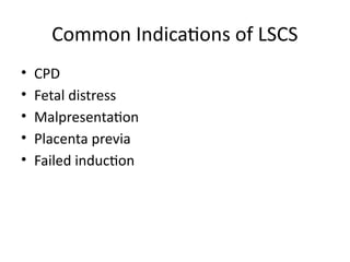 Lscs Labour Comprehensive Management of Pregnancy After Previous Lower Segment ...