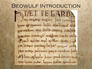 Beowulf Introduction 