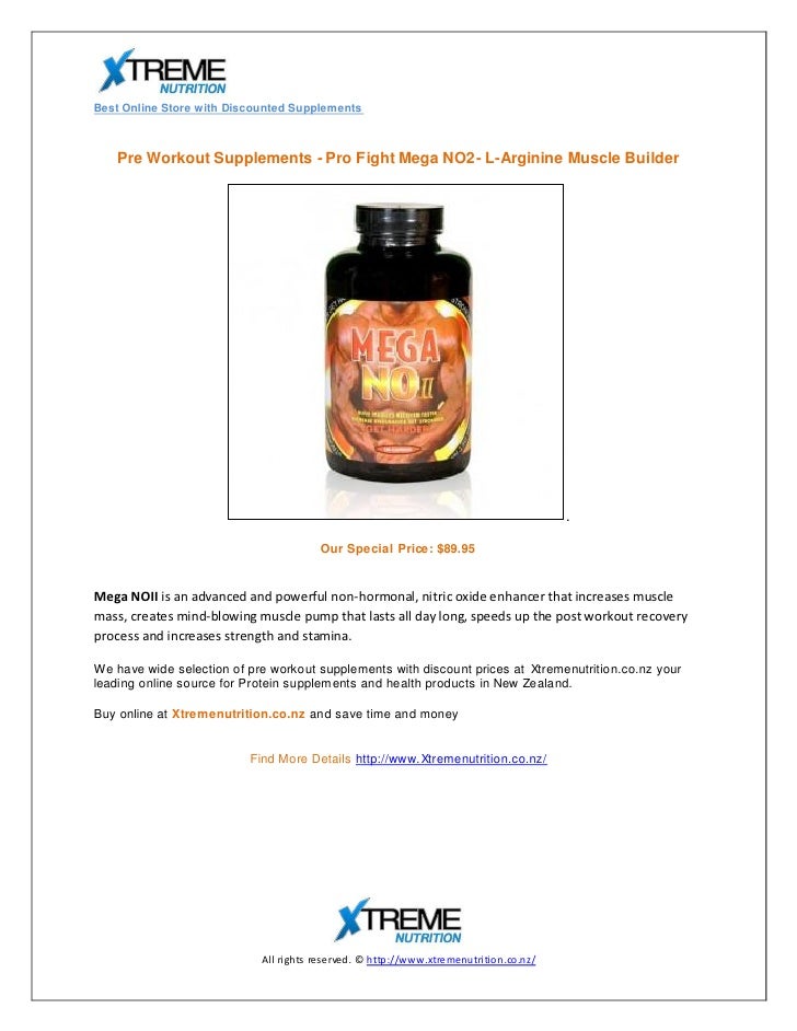 Pre Workout Supplements Pro Fight Mega No2 L Arginine Pre Workout Supplements Pro Fight Mega No2 L Arginine