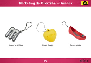 Chaveiro “M” de Melissa Chaveiro Coração Chaveiro Sapatilha
Marketing de Guerrilha – Brindes
179
 