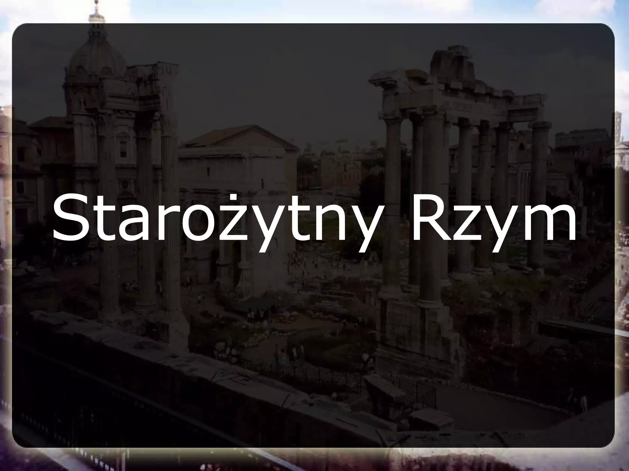 Starozytny Rzym Klasa 5 Sprawdzian Pdf Starożytny Rzym | PPS