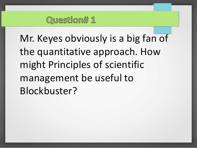 Blockbuster case study essay