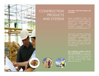 Construct Expo - International trade fair for construction technologies ...