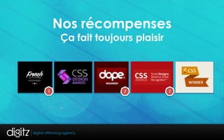 Nos récompenses
    Ça fait toujours plaisir


              ===

2                   2          2
 