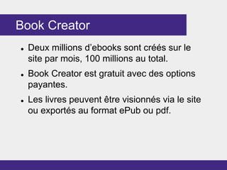 Créer un ebook avec Book Creator