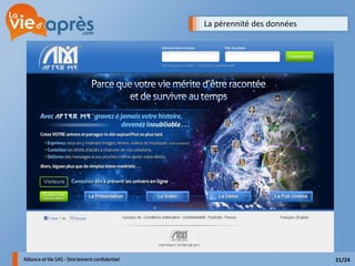 La pérennité des données




                           21/24
 