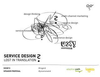 Service Design Lost in Translation
