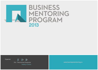 Business Mentoring Program 2013