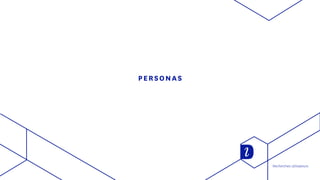 PERSONAS
Recherches utilisateurs
 