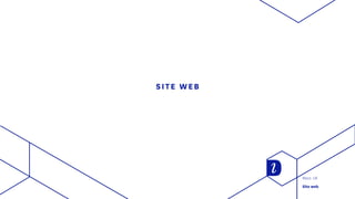 SITE WEB
Reco. UX
Site web
 