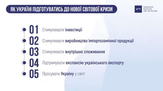Презентація: "Як Україні підготуватися до кризи?"