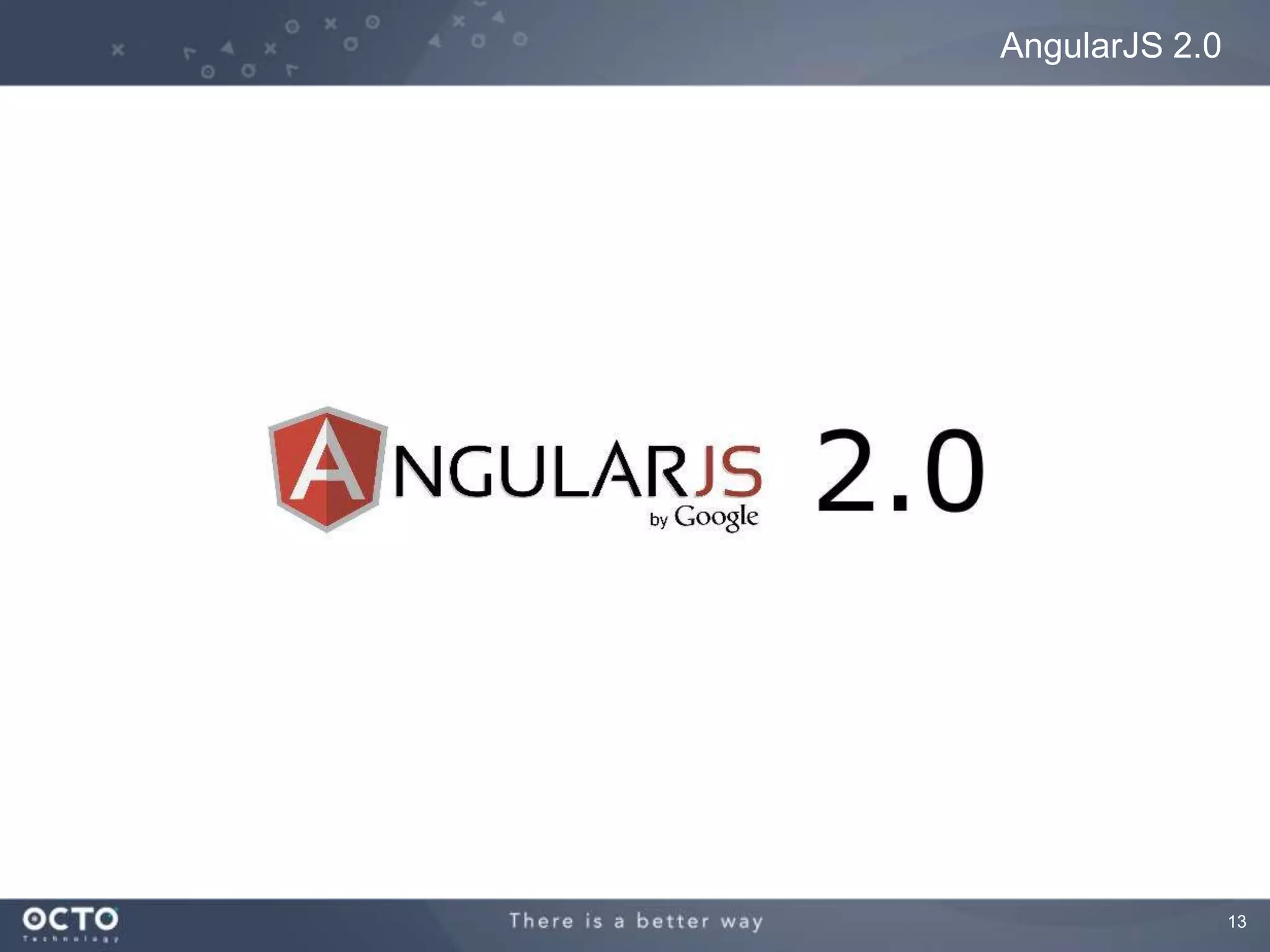 13 
AngularJS 2.0 
 
