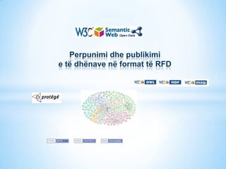 Perpunimi dhe publikimi
e të dhënave në format të RFD
 