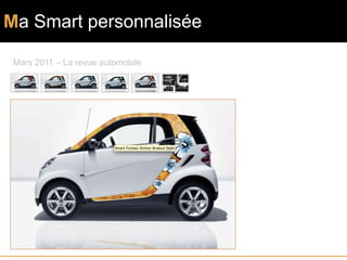 Ma Smart personnalisée

 Mars 2011 – La revue automobile
 