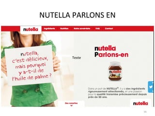 NUTELLA PARLONS EN



       Texte




                     56
 