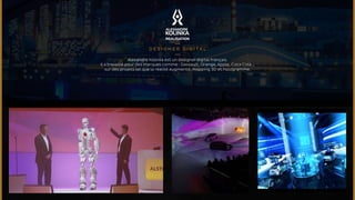 DESIGNER D I G I TAL 
Alexandre Kolinka est un designer digital français. 
Il a travaillé pour des marques comme : Dassault, Orange, Apple, Coca Cola... 
sur des projets tel que la réalité augmenté, mapping 3D et hologramme. 
 
