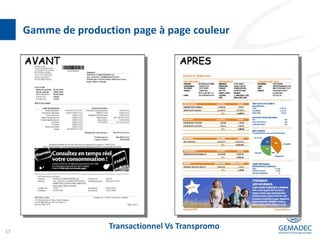 Transpromo Twitter Présentation Solutions Editique | PDF