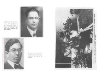 Raúl Pérez, hermano de Elizar-
do, y sin duda su más eminente y
valeroso colaborador. Raúl Pérez
fue constructor del Núcleo de
Caiza "D", en Potosí, más tarde
Director de Warisata, y por
último Director General de Edu-
cación Indigenal.
El ilustre musicólogo Antonio
Gonzáles Bravo, autor del can-
cionero de la Escuela, una de las
creaciones más excelsas de
Warisata.
 