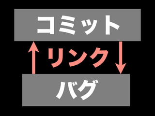 コミット
リンク
 バグ
 