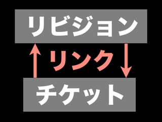 リビジョン
 リンク
チケット
 
