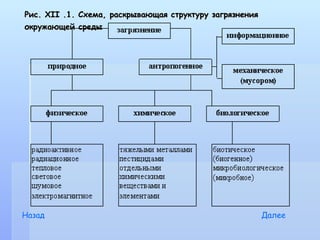Рис. XII .1. Схема, раскрывающая структуру загрязнения
окружающей среды




Назад                                                    Далее
 