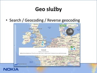 Geo služby<br />Search / Geocoding / Reverse geocoding<br />