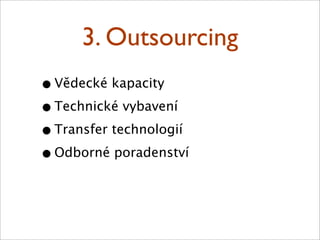 Uloha VTP  v rozvoji podnikání