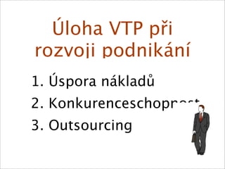 Uloha VTP  v rozvoji podnikání