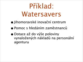 Uloha VTP  v rozvoji podnikání