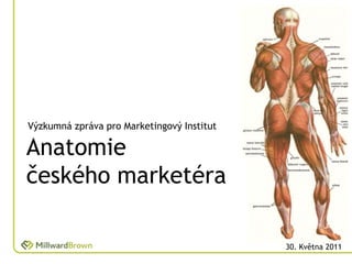 Výzkumná zpráva pro Marketingový Institut Anatomiečeského marketéra 30. Května 2011 