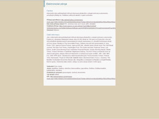 Vyhledávání v databázích – příklady




                SVI FSV UK 2010       38
 