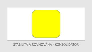 STABILITA A ROVNOVÁHA - KONSOLIDÁTOR
 