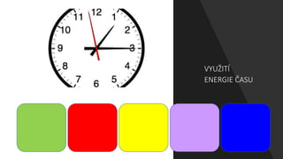 VYUŽITÍ
ENERGIE ČASU
 