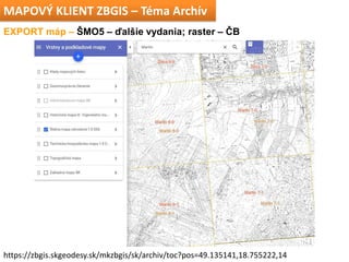 Staré mapy územia Slovenska na webových portáloch