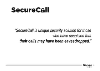 SecureCall - red phone for everyone (EN) | PPT