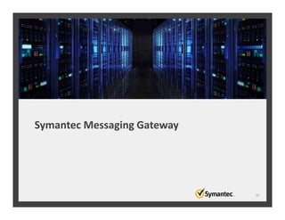 Symantec Messaging Gateway
35
 