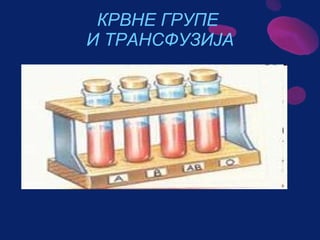 Sistem za cirkulaciju - krv i limfa