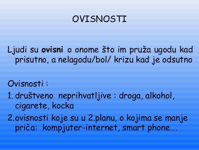 Internet (Ovisnost,lose i dobre strane)